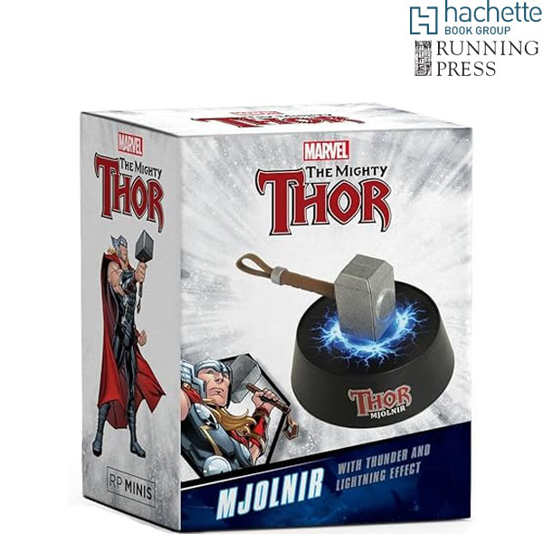 Running Press Marvel Thor Mjolnir with Thunder Sound and Lightning Effect